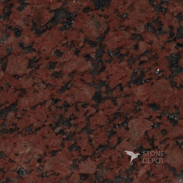 Red granite countertop from India