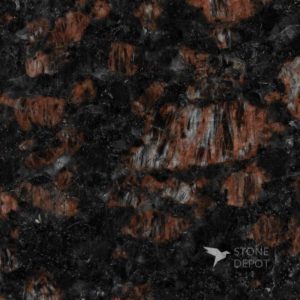 Dark brown granite countertop from India