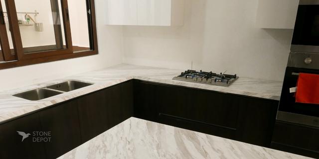 Marble countertop and island in Cebu City, Philippines
